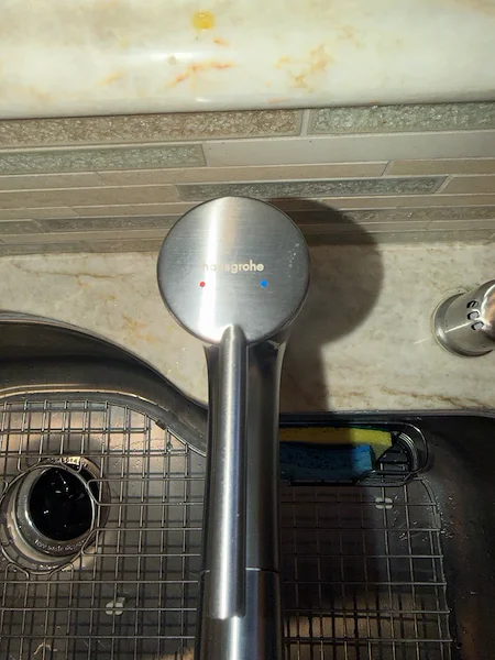 A new kitchen faucet installed in a Campbell home.