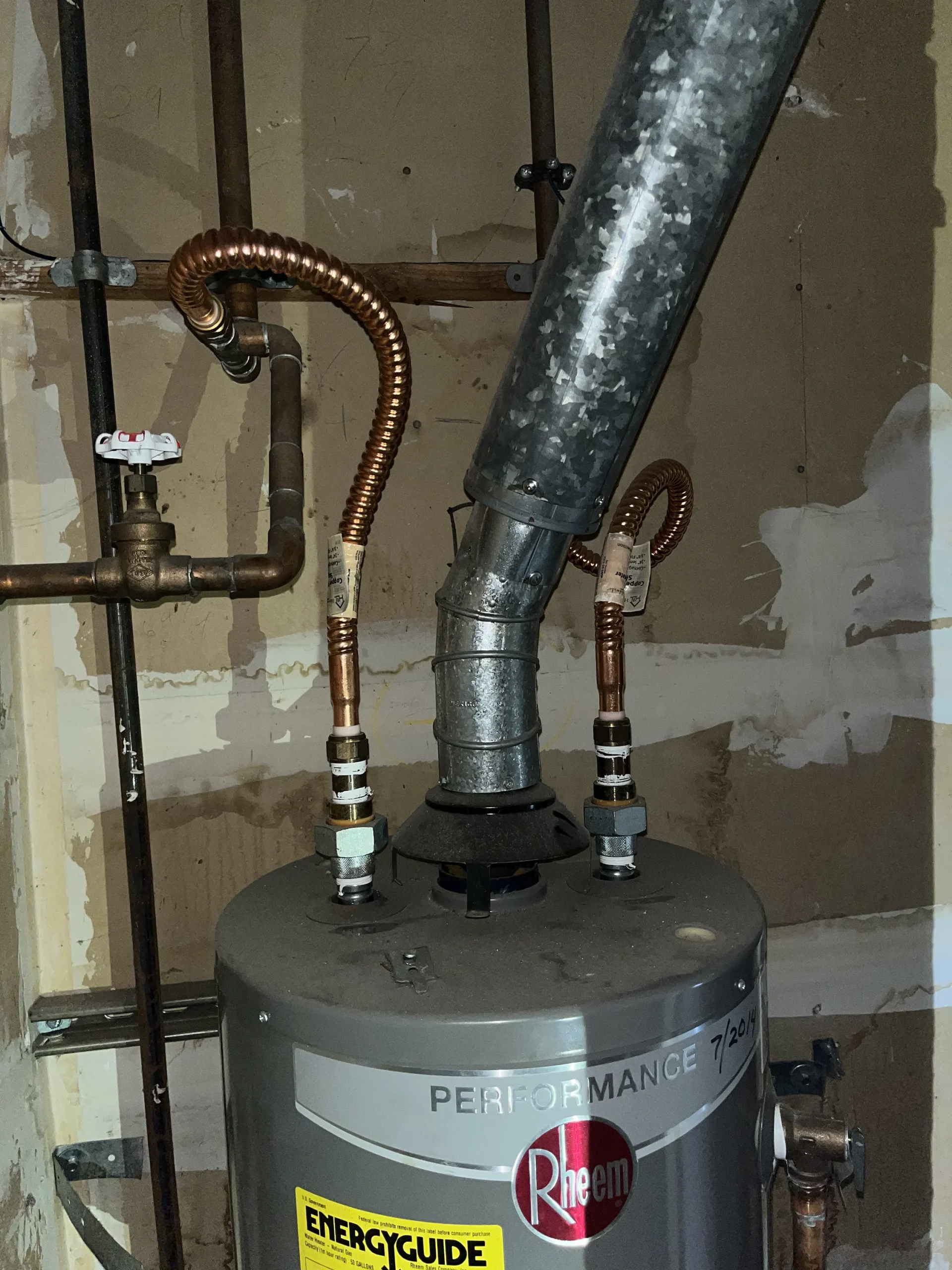 Clean copper and PEX water connections on a Mountain View job.